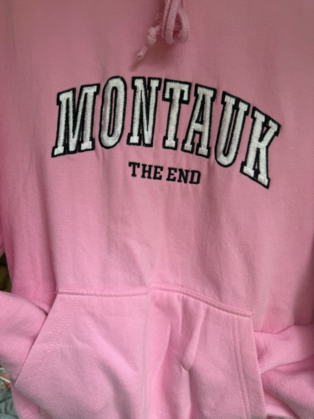 Montauk 'The End' Pink Hoodie
